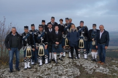 Gruppenbild mit unseren Tourguides in der Fränkischen Schweiz