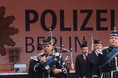 Begrüßung durch den Pipe Major